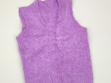 liliowe bluzki damskie: Sweter, S, stan - Bardzo dobry