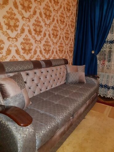 корпусная мебель диван: Диван-кровать, цвет - Серый, Новый