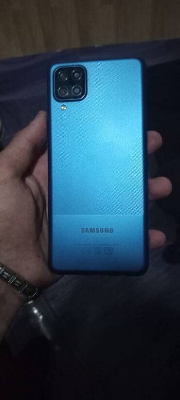 telefonlar a12: Samsung Galaxy A12, 64 GB, rəng - Göy, İki sim kartlı