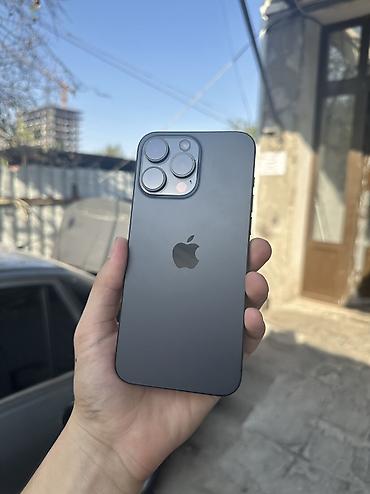 iphone hs: IPhone 15 Pro Max, Б/у, 256 ГБ, Черный, 85 % — 1