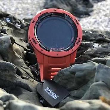 Ručni satovi: NORTH EDGE MARS - 44mm - Crvena OPIS: Funkcije: Kalendar Alarm — 10