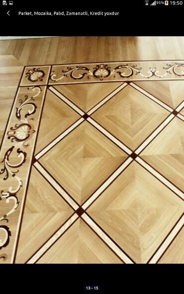 Digər döşəmə materialları: Parket Laminat. Ustası — 7