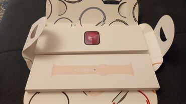 apple watch stainless: Apple watch 9/45 pink nou activ
