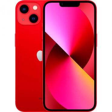 Apple iPhone: IPhone 13, Б/у, 128 ГБ, Красный, Защитное стекло, Чехол, Кабель, 91 %