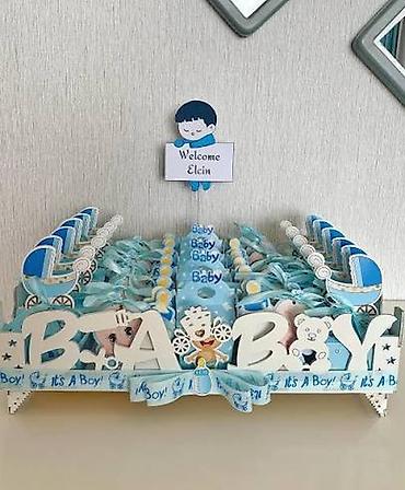 en ucuz helium sarlar: Seri rəng yenidir 3 ü birlikdə satılır MDF “Baby” temalı dekor seti - — 4