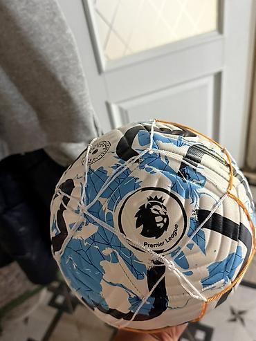 топ футбол: Футбольный мяч Premier League с сеткой-переноской Новый - — 2
