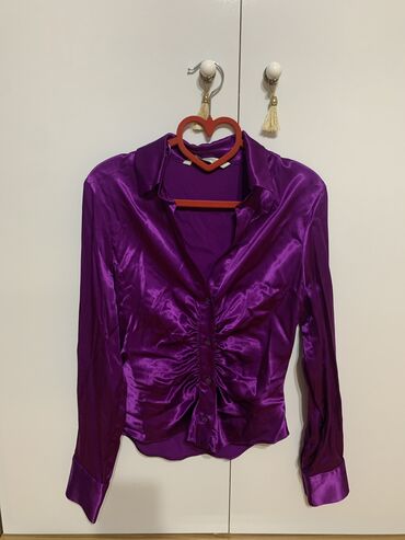 qadin koynek modelleri: Zara, XS (EU 34), цвет - Фиолетовый