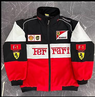 Ferrari: Куртка в стиле команды Scuderia Ferrari F1 - Дизайн в фирменных — 1
