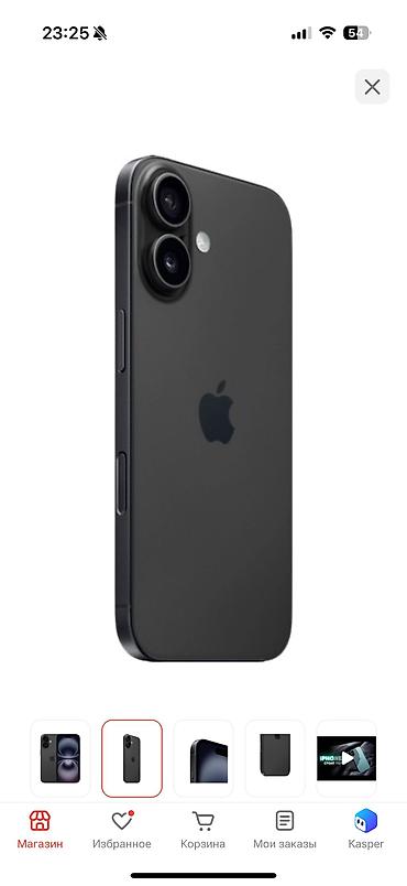 iphone 16 купить: IPhone 16, Новый, 128 ГБ, Черный, Коробка, 100 % — 3