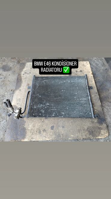 Mühərrik soyutma radiatorları: BMW E46 kondisioner radiatoru - Model uyğunluğu: BMW 3 Series E46