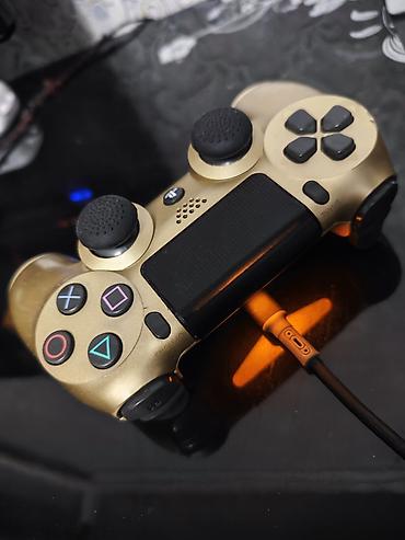 helldivers 2: Беспроводной геймпад Sony DualShock 4 (PS4), цвет Gold. ОРИГИНАЛ Все — 1