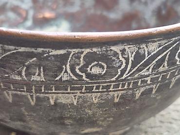 antik samovar: Qədimi naxışlı 150 illik bəlkə daha qədim - Material: mis əsaslı - — 2