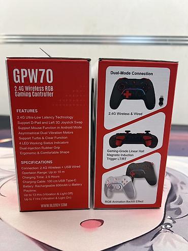 р кипер бишкек: A4TECH BLOODY GPW70 RGB DUAL MODE 2.4G WIRELESS & USB WIRED — 3