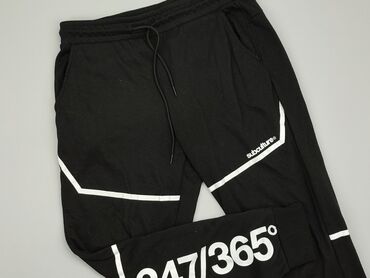 spódniczka czarne z guzikami: Trousers, Cropp, M (EU 38), condition - Good
