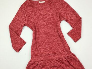 czerwona damskie świąteczna sukienki: Sukienka, S, stan - Dobry