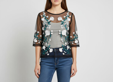 przeźroczysta bluzka: River Island, Жіноча блуза, розмір XS