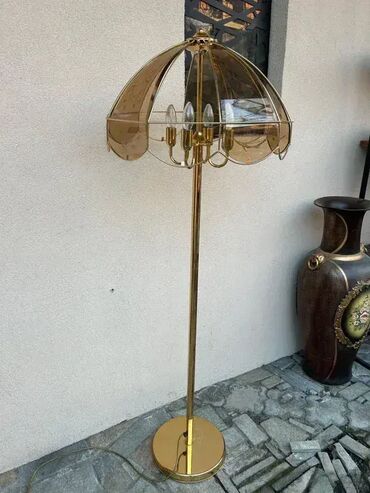 Ostali stilski nameštaj: Retro podna lampa - Mesiing / Staklo, br. 1 Retro podna lampa br. 1 U — 8