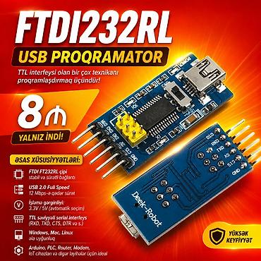 tikis masini ustasi: USB proqramator CH340, CP2112, CH340G, FTDİ232RL, ST-Link TP4056 — 2
