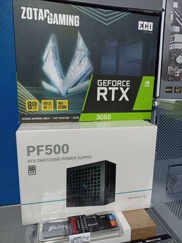 Настольные ПК и рабочие станции: Компьютер, ядер - 10, ОЗУ 16 ГБ, Игровой, Новый, Intel Core i5, NVIDIA GeForce RTX 3050, HDD + SSD — 16