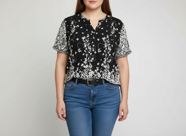 sukienki w kwiaty plus size: J&X, Жіноча блуза, розмір XL