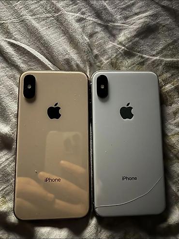 Apple iPhone: IPhone X, 64 ГБ, Серебристый, Чехол, 100 % — 1