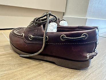 leather: Кожаные топсайдеры Timberland оригинал для детей! Состояние — 2
