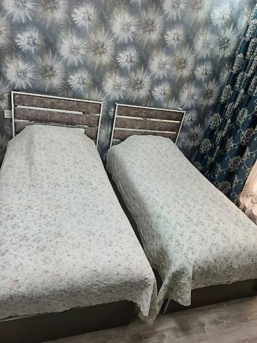 İki ədəd tək nəfərlik çarpayı dəsti - Ölçü: standart tək nəfərlik