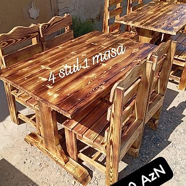 Bağ, çöl oturacaqları: Yeni, Plyaj, piknik stulu, Taxta, Azərbaycan — 3
