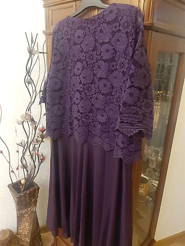 Qadın geyimləri: Ziyafət donu, Midi, 4XL — 3