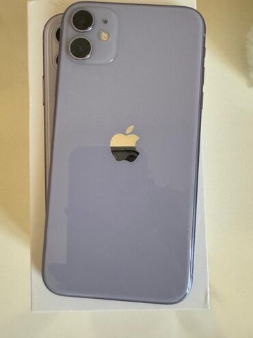 iphone 11 purple: IPhone 11, 128 GB, Deep Purple, Barmaq izi, Face ID