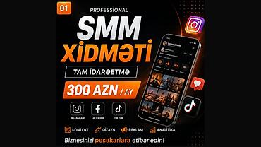 vakansiya smm: 📱 SMM Xidməti | Tam İdarəetmə | 300 AZN Sosial şəbəkələriniz — 1