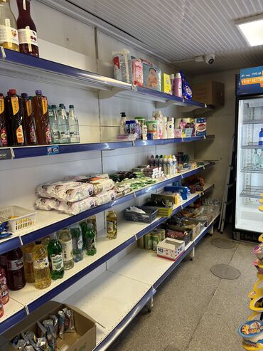 бу стилажи: Стеллаж Для продуктов, Лофт, 200 см * 325 см * 45 см, 
Б/у