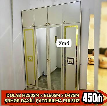 kreditle generator satisi: Geyim dolabları – müxtəlif modellər və ölçülər 1) 4 qapılı güzgülü — 9