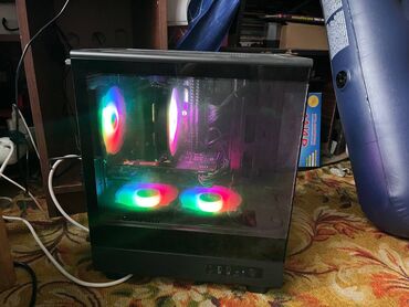 блок питания 5: Компьютер, ядер - 4, ОЗУ 16 ГБ, Игровой, Б/у, Intel Core i3, AMD Radeon RX 6600, NVMe
