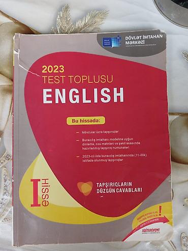 Testlər: İngilis dili Testlər 11-ci sinif, DİM, 1-ci hissə, 2023 il — 1