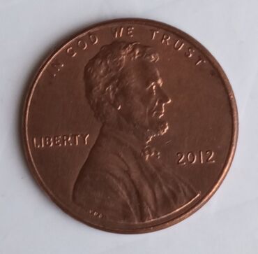 1 dollar: Nadir 2012 çi ilə aid Amerika 1 senti . İdeal vəziyyətdədir . Digər