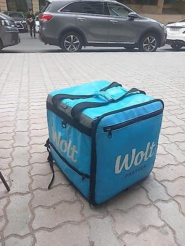 wolt курьер: Wolt kuryer çantası təzədir hər bir şeyi qaydasındadır içinin bütün — 1