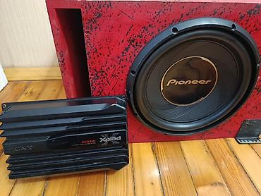 pioneer 5250: Pioneer sabvufer + Sony Xplod gücləndirici dəsti - Sabvufer: Pioneer — 3