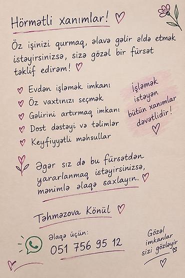 kosmetoloji carpayı: Kosmetoloq tələb olunur, Faiz, Təcrübəsiz, Təlim — 1
