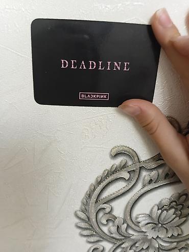 stol ustu oyun: Məhsul: K-pop temalı Orjinal koleksiya kartı – “DEADLINE | BLACKPINK” — 4