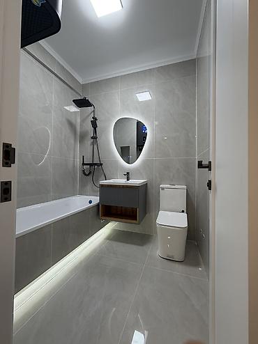 kant flat: 1 комната, 44 м², Ошский рынок / базар Элитка, 10 этаж, Дизайнерский ремонт — 8