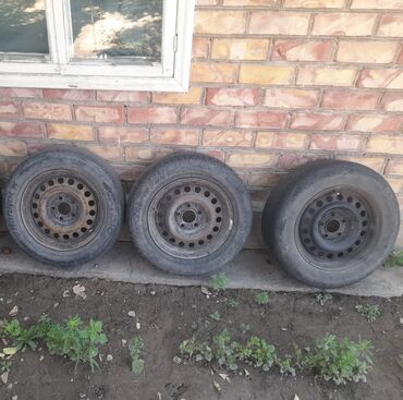 мерс шина: Дөңгөлөктөр монтажда 195 / 65 / R 15, Жай, Колдонулган, Жеңил унаалар, Темир, тешиктери - 5