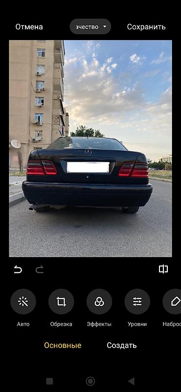 w210 kardan: Mercedes-Benz E-Class (W210) sedan - Kuzov: 4 qapılı sedan, qara rəng — 3