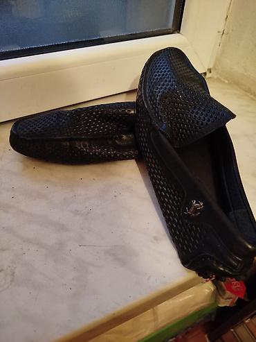 Makasin və loferlər: Məhsul: Kişi loaferləri (mokasin tipli) - Rəng: Qara - Material — 3
