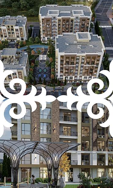 brk group: 2 комнаты, 80 м², Орто-Сай с. Элитка, 4 этаж, ПСО (под самоотделку) — 3