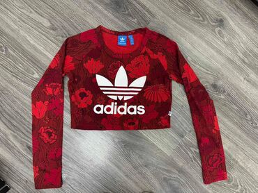 adidas 375: S (EU 36), Pamuk, Cvetni, bоја - Crvena