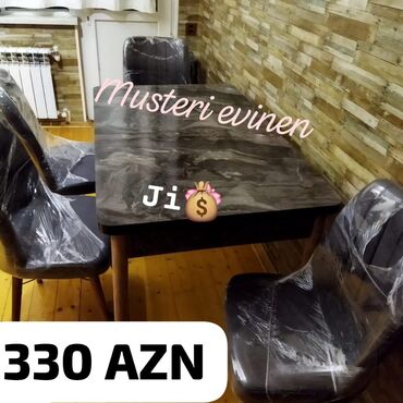 Masalar: Yeni, 4 stul