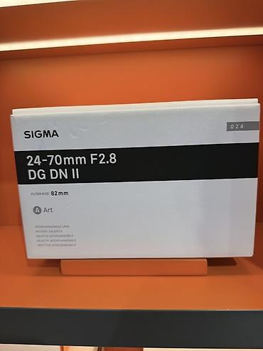Техника и электроника: SIGMA 24-70mm F2.8 DG DN II (Art seriyası) — tam kadr güzgüsüz — 1