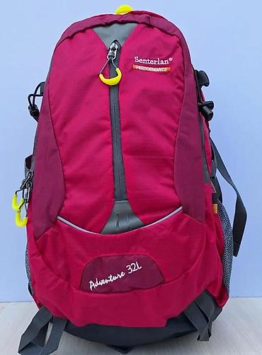 Sportske torbe i rančevi: Planinarski ranac Senterlan Adventure 32L – crveno/bordo - Zapremina — 11