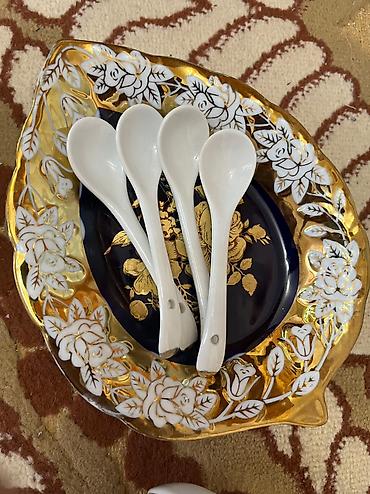 Наборы посуды: Цена окончательная !! Столовый сервиз Чешская посуда,Фарфор Тарелки — 11